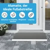 Fußmatte außen alu mit Bürsten grau, Schmutzfangmatte 50 x Produktbild-Vorschau 2