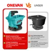 Akku-Düngerstreuer Streuwagen Tragbar Handstreuer mit 2x Produktbild-Vorschau 10