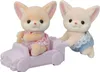 Bambola, Sylvanian Families Gemelli Fennec, modello 5697, Anteprima dell’immagine prodotto 3