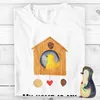 Mr. & Mrs. Panda Tshirt Vogel Haus - Weiß - Geschenk, Produktbild-Vorschau 3