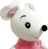 Maus Kuscheltier groß mit Kleid und Glitzer - 80 cm Produktbild-Vorschau 2