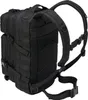 A black backpack shown from the side. Náhled obrázku produktu