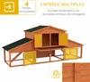 PawHut Clapier cage š€ lapins rongeurs XXL 2 šŠtages 2 Voir les images du produit 3