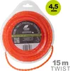 A spool of orange trimmer line packaged in clear plastic. Produktbild-Vorschau