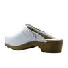 Damen Holzclogs aus Echtleder Weiß – Bequeme Produktbild-Vorschau 3