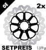 Bremsscheibe Set Galfer 2x DF883CW WAVE® schwimmend vorne Produktbild-Vorschau 1