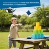 Dosenwerfen-Spiel für Kinder und Erwachsene - 10 bunte Produktbild-Vorschau 4