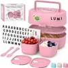Kinderlunchbox, BPA-frei, Bento Box, Schultasche, Mädchen Produktbild-Vorschau 1