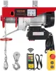 A VEVOR electric hoist with its accessories, including a remote control and hook, displayed against a white background. Náhľad obrázku produktu