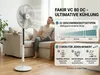 Fakir VC 80 DC, Domácí vrtulový ventilátor, Černá, Bílá, Náhled obrázku produktu 3