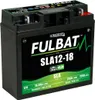 A black Fulbat SLA12-18 battery for lawn and garden use, shown from a front-facing angle. Náhľad obrázku produktu