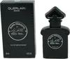 A black perfume bottle and its packaging are displayed side-by-side against a white background. Produktbild-Vorschau