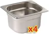 Vogue 4X Gn-Behälter Mit Deckel Gn1/6 (4 Stück) Produktbild-Vorschau 8