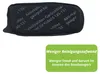 A black filter with text on it, and a green marketing box below. Produktbild-Vorschau