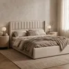 Postel ProximaX, rozměr 160x200 cm, béžová, potah z lnu, s Náhled obrázku produktu 4