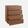 A wooden chest of drawers with four drawers, three of which are partially open. Anteprima dell’immagine prodotto