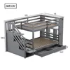 Stapelbed van 90 x 200 cm met veiligheidsladder en Productafbeelding-voorbeeld 6