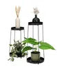 Blumentopf Ständer aus Metall in schwarz 2er Set - H 58 / Produktbild-Vorschau 2