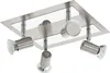 ROTTELO Spot - L26 x B24 cm - nickel-matt, chrom - 4X4,6W Produktbild-Vorschau 1
