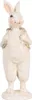 Clayre & Eef Dekorationsfigur Kaninchen 17 cm Weiß Produktbild-Vorschau 1
