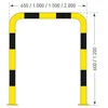 PROREGAL Rammschutz-Bügel XL | HxB 120x150cm | Rohr-Ø Produktbild-Vorschau 2