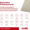 MOLLIS Polsterplatte, Sandfarben, Rechteckig, Dekorativ, Produktbild-Vorschau 13