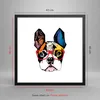 Gerahmtes Poster - Schwarzer Rahmen - Hund Brille Bunt Produktbild-Vorschau 5