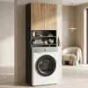 Badschrank Wotan Eiche / Anthrazit stehend | Schmaler Produktbild-Vorschau 4