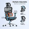 (Pro-Version) Ergonomischer Bürostuhl mit Fußstütze, Produktbild-Vorschau 7