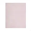A pink blanket with a subtle striped pattern, laid flat on a white background. Produktbild-Vorschau