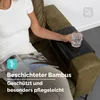 Tuko Sofatablett Armlehne Flexibel Bambus - Schwarz Produktbild-Vorschau 3
