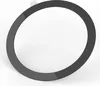 A black ring-shaped object, likely a power bank, is shown against a white background. Produktbild-Vorschau