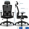 Aiibot Bürostuhl Ergonomisch, Schreibtischstuhl mit Produktbild-Vorschau 7