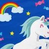 style3 Unicorn Candy Einhorn Herren T-Shirt Regenbogen Produktbild-Vorschau 2