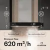 Klarstein AirNova - 60 cm nástenný digestor, prietok Náhľad obrázku produktu 4
