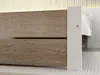 IKAROS Doppelbett 140 x 200 cm, weiß/sonoma Eiche. Produktbild-Vorschau 3