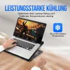 Strex Laptop Kühler - 12" - 17 Zoll - Verstellbar - 5 Produktbild-Vorschau 3