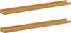 vidaXL Wandregale mit Regal 2 pcs Beige 80 x 9 x 3 cm Produktbild-Vorschau 1