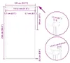 vidaXL Verdunkelungsrollo Kaffeebraun 135x230 cm Produktbild-Vorschau 8