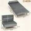 HOMCOM Schlafsessel mit Schlaffunktion, verstellbare Produktbild-Vorschau 3