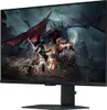 A gaming monitor displaying a fantasy scene with a dragon and a warrior. Produktbild-Vorschau