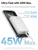 Baseus PicoGo Digital Display Power Bank 10000mAh 45W Weiß Produktbild-Vorschau 10