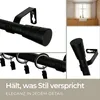 LOFT 160 cm Einzelne Gardinenstange Schwarz 19 mm aus Produktbild-Vorschau 3