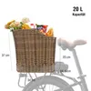 SachsenRad Fahrradkorb Hinten, Abnehmbarer Gepäckträgerkorb Produktbild-Vorschau 4