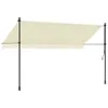 vidaXL Markise Einziehbar Creme 350x150 cm Stoff und Stahl Produktbild-Vorschau 4