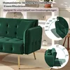 okwish Modernes Zweisitzersofa mit Schlaffunktion,Relaxsofa Produktbild-Vorschau 3