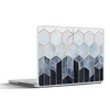 MuchoWow® Laptop Aufkleber Sticker Cover Sechseck - Gold - Produktbild-Vorschau 1
