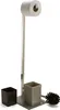 MSV 141319, WC-Bürste & Halter, Graubraun, Glas, Edelstahl, Produktbild-Vorschau 2