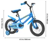 Detské bicykel SucceBuy, 14 palcov, v štýle BMX, vhodný pre Náhľad obrázku produktu 8