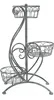 DanDiBo Blumentreppe Metall Grau 75 cm Blumenständer mit 3 Produktbild-Vorschau 6